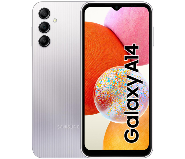 SAMSUNG Galaxy A14 4/64GB Srebrny (A145R) - 1124385 - zdjęcie